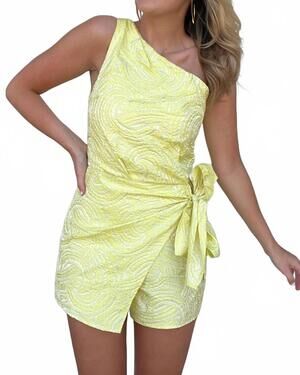 NEW CIEBON riley romper in yellow